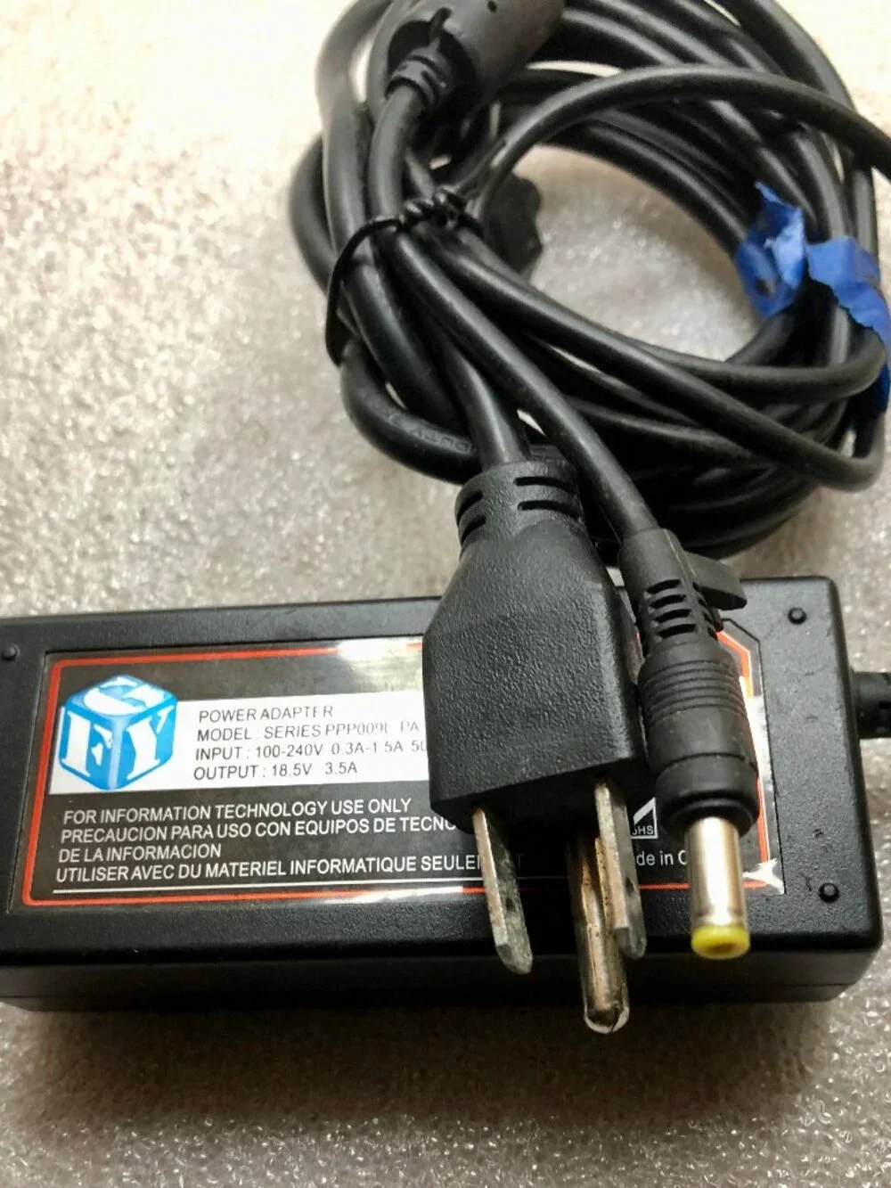 HP AC Power Adapter 18.5V 3.5A PPP009L PA-1650-02C - Preowned